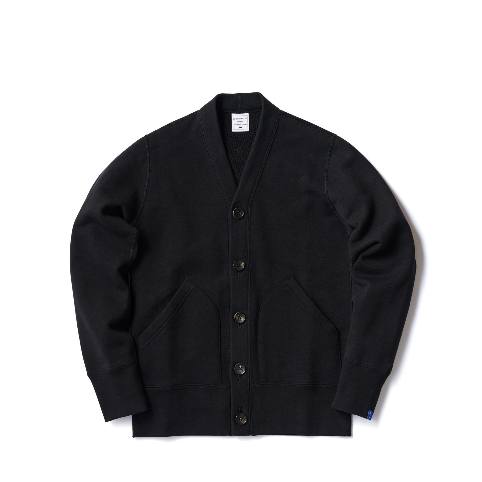 Loopwheeler LW180 Cardigan - Black – LOOPWHEELER Loopwheeler LW180 Cardigan - Black – LOOPWHEELER
