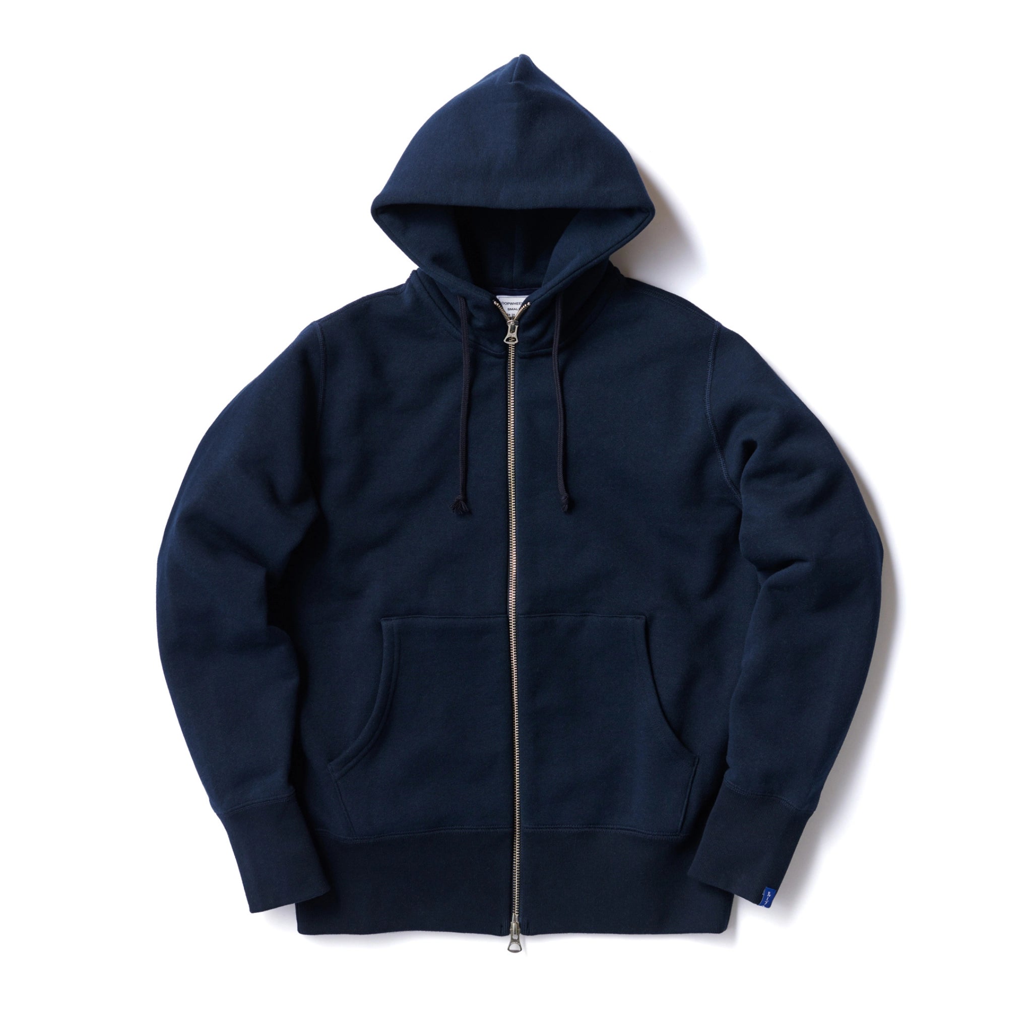 LOOPWHEELER x from Muu 干支シリーズ うし ループウィラー Loopwheeler LW290 吊り編みハイジップフーディ マリン