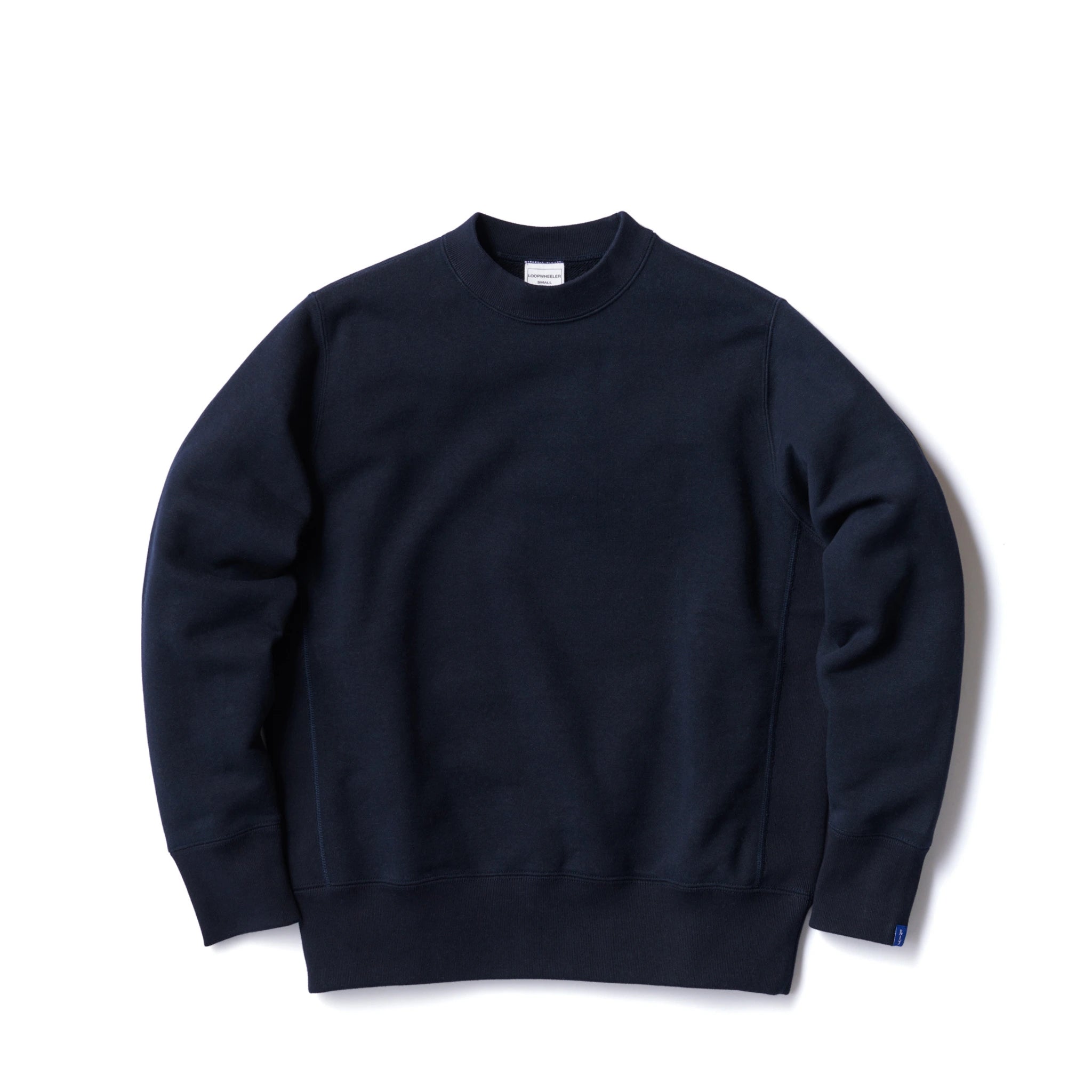 LW360 吊り編みサイドガゼットクルースウェット LW ネイビー – LOOPWHEELER LW360 吊り編みサイドガゼットクルースウェット LW ネイビー – LOOPWHEELER