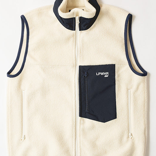 The wool 100% TSURIAMI pile vest