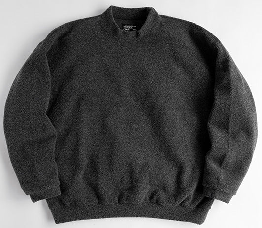 Wool TSURIAMI Pile Mock Sweatshirt