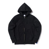 LW09 Tubular Zipper Hoodie - Black