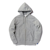 LW09 Tubular Zipper Hoodie - Gray Melange