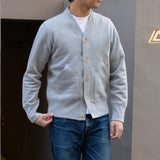 LW180 Cardigan - Gray Melange