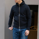 LW290 High Zip Hoodie - Black