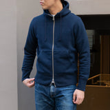 LW290 High Zip Hoodie - LW Navy