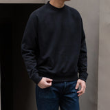 LW313 Relaxed Fit Crewneck Sweatshirt - Black