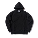 LW322 Relaxed Fit Pullover Hoodie - Black