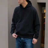 LW322 Relaxed Fit Pullover Hoodie - Black