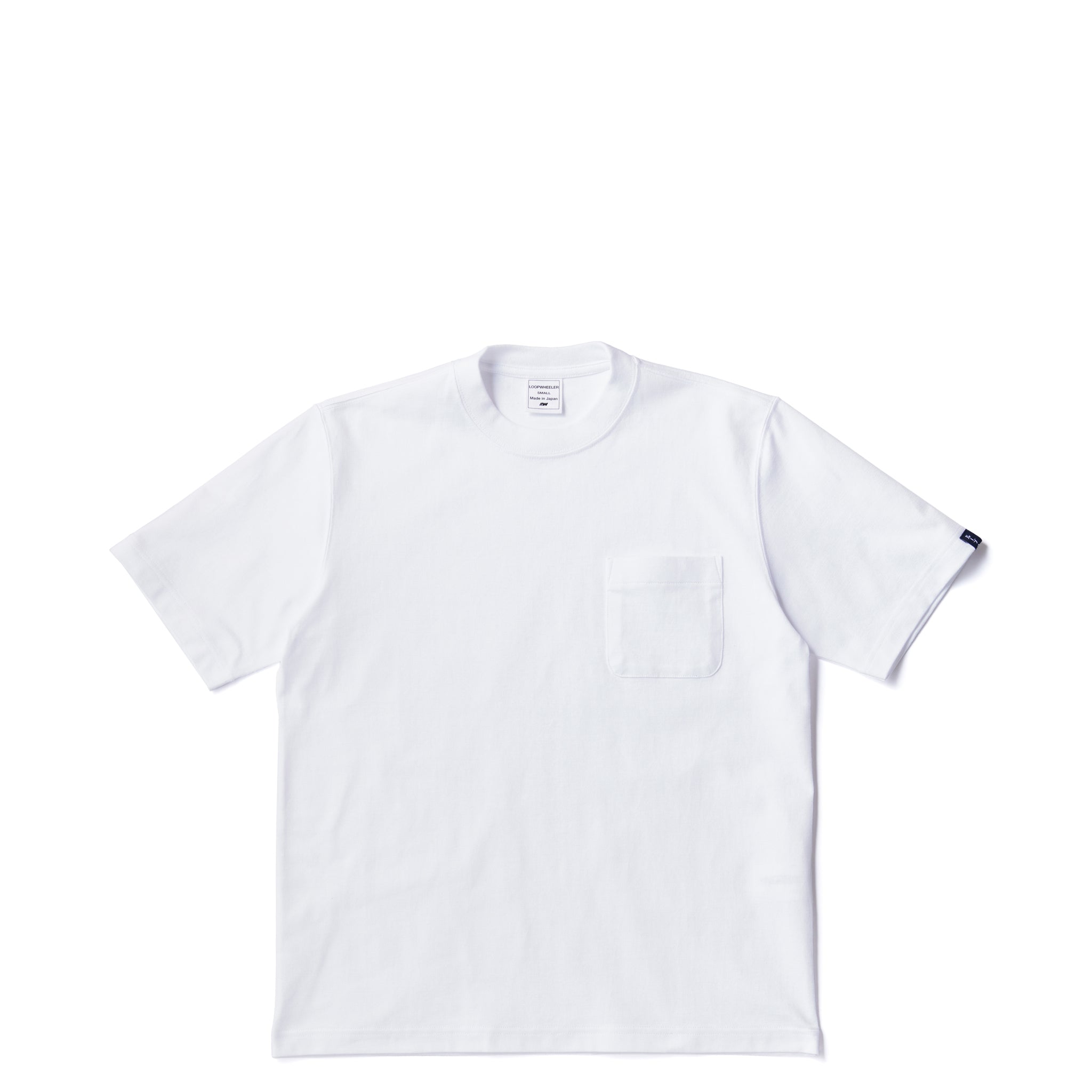 LOOPWHEELER ホワイト Tシャツ LOOPWHEELER Tシャツ - 日本の吊り編みの職人技と快適さ